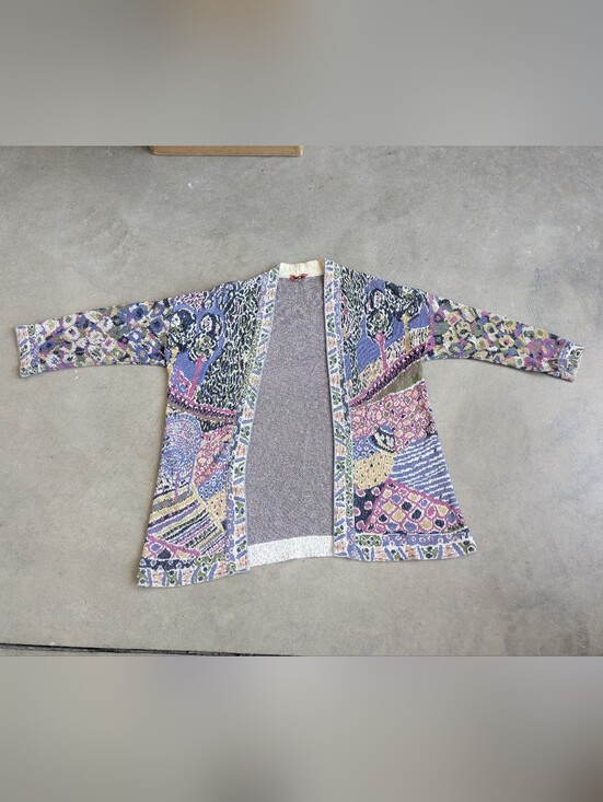 Missoni Sweaters - Amazing Vintage Missoni Open Cardigan Floral Figurative 44